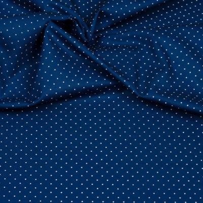 Baumwolle | Hilde | Punkte blau