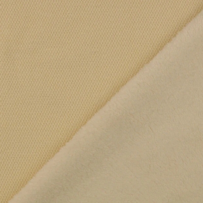 Plüsch- / Teddystoff Chenille | Beige