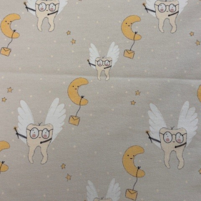 French Terry | Eigenproduktion | Zahnfee Beige