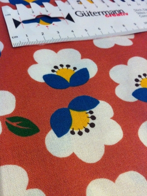 Baumwolle Japanische Blumen