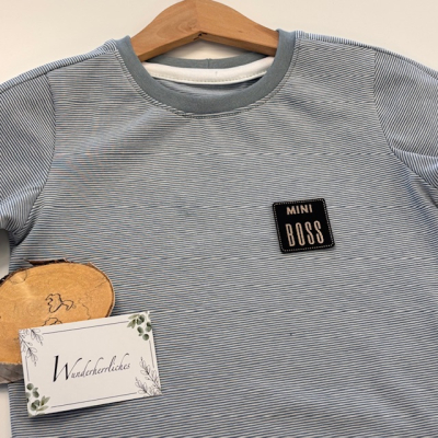 Label / Etikett | Mini BOSS | Schwarz Gold