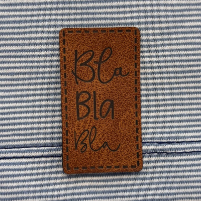 Label / Etikett | BLA BLA BLA | Hellbraun