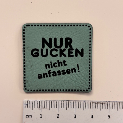 Label / Etikett | Nur gucken, nicht anfassen | Auswahl
