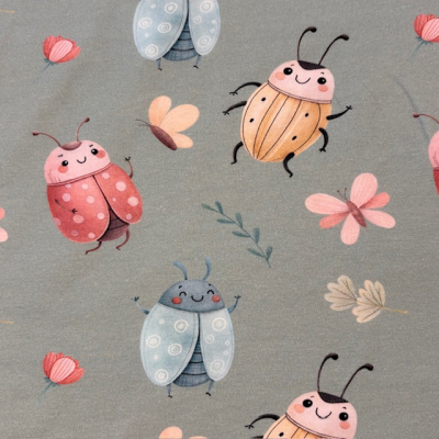Jersey | Eigenproduktion | Bugs bunt Mint