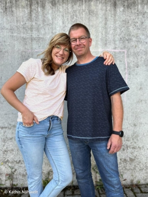 Jersey | Aurich Wellen | Marineblau