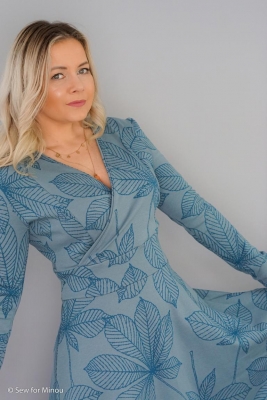 Jaquardjersey | CHESTNUT Käselotti | petrol
