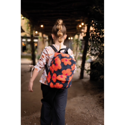 Teddy | Blumen | Dunkelgrün Rosa