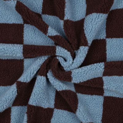 Teddy | CHECK | Blau Bordeaux