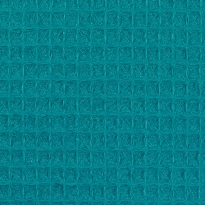 Waffelpiqué | Nelson | Dunkeltürkis Aqua