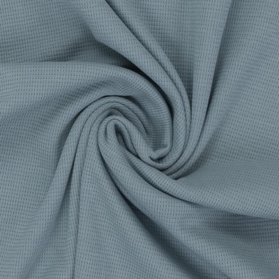 Waffeljersey | Clarissa | Eisblau