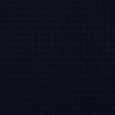 Baumwolle | Neapel Waffel Struktur | Marineblau