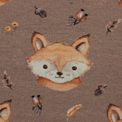 French Terry | Forest Friends by Christiane Zielinsky | Fuchs Braun