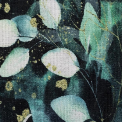 Alpenfleece | ISLA | Eukalyptus Mint Gold Schwarz