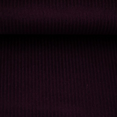 Elastischer Breitcord | Marian | Aubergine