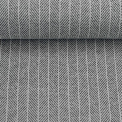 Jaquardjersey | Madita | Streifen Grau