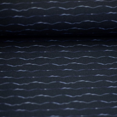 Jersey | Aurich Wellen | Marineblau