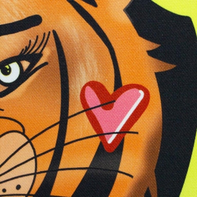 Canvas DIY Bag | Cherry Picking Panel | Popkorn Tiger