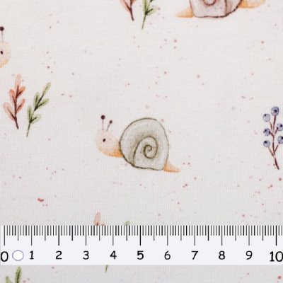 Jersey | Life in the Forest | Schnecken Snails Ecru