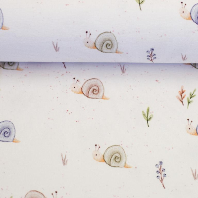 Jersey | Life in the Forest | Schnecken Snails Ecru