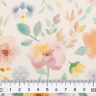 Jersey | Villach | Blumenwiese Aquarell auf Weiß