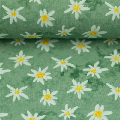 Jersey | Alpenliebe by Mrs.Mint Design | Edelweiß Grün