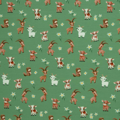 Jersey | Alpenliebe by Mrs.Mint Design | Alpentiere Grün