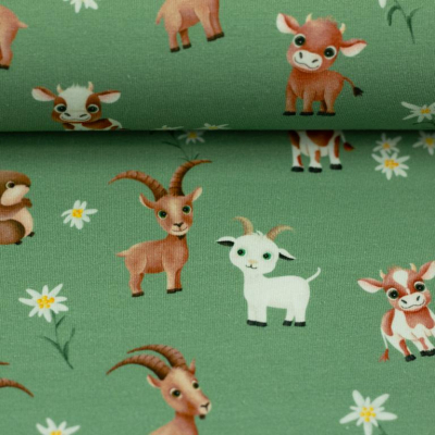 Jersey | Alpenliebe by Mrs.Mint Design | Alpentiere Grün