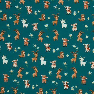Jersey | Alpenliebe by Mrs.Mint Design | Alpentiere Petrol