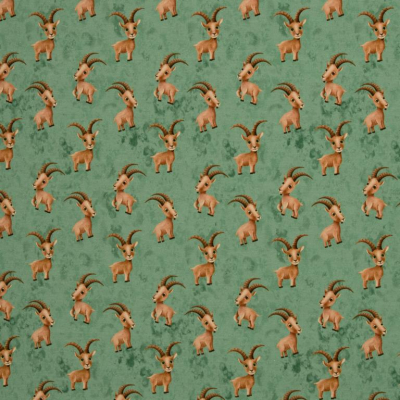 Jersey | Alpenliebe by Mrs.Mint Design | Steinbock Grün