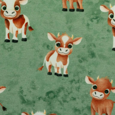 Jersey | Alpenliebe by Mrs.Mint Design | Kühe Grün