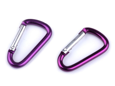 Karabiner | metall lila purpur