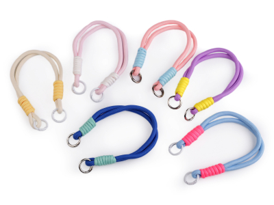 Anhänger doppelt | geflochten mit Karabiner
