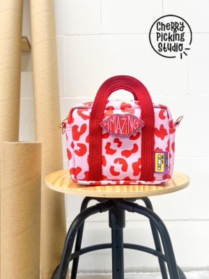 Kunstleder | HAPPY LEO by Cherrypicking | Rosa Rot