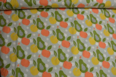 Jersey | Birnen Avocados | grün gelb apricot