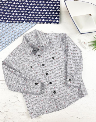 Double Slub Musselin | Retro Loveboat Cherry Picking | Creme