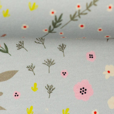 French Terry | Femke | Blumenwiese mint