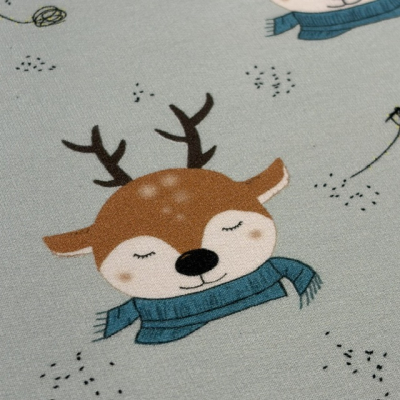 French Terry | Eigenproduktion | Reindeer Christmas mint