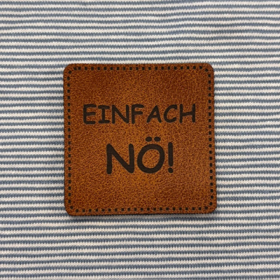 Label / Etikett | EINFACH NÖ | Hellbraun