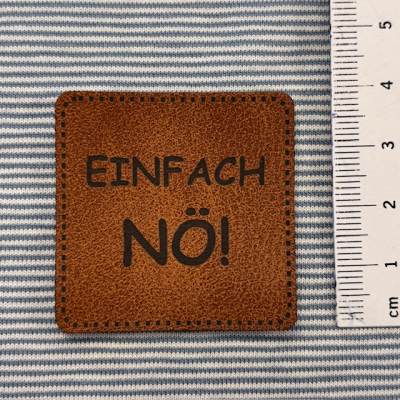 Label / Etikett | EINFACH NÖ | Hellbraun