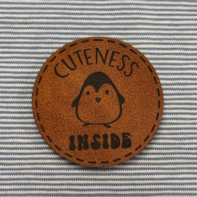 Label / Etikett | CUTENESS INSIDE | Hellbraun
