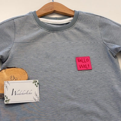Label / Etikett | HALLO Welt | Pink