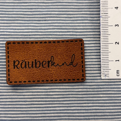 Label / Etikett | RÄUBERKIND | Hellbraun