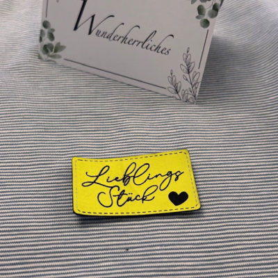 Label / Etikett | Lieblingsstück | Auswahl
