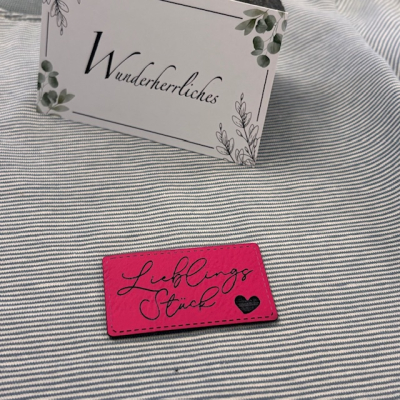 Label / Etikett | Lieblingsstück | Auswahl