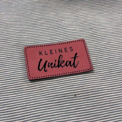 Label / Etikett | Kleines Unikat | altrosa