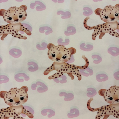 Jersey | Eigenproduktion | Baby Leo Rosa Weiß