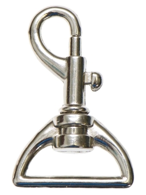 Karabiner 30mm Halbmond Metall