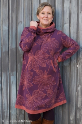 Jaquardjersey | CHESTNUT Käselotti | Pflaume