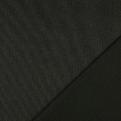 Baumwolle Twill | Hosenstoff | Schwarz