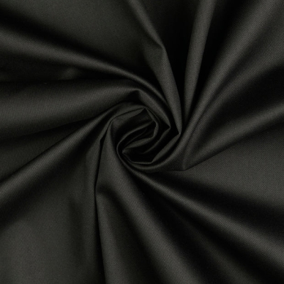Baumwolle Twill | Hosenstoff | Schwarz